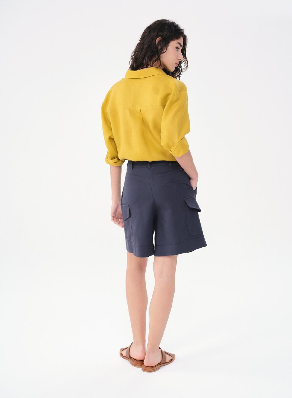 Etiqueta Negra BERMUDA CARGO LINO ALGODON