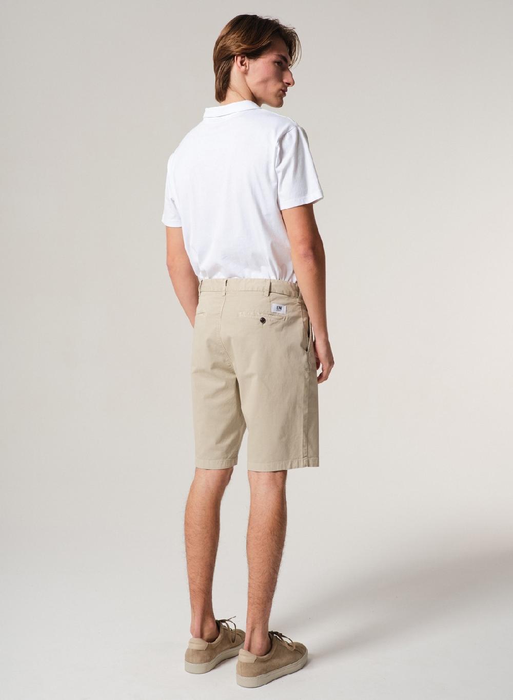 Etiqueta Negra Bermuda Gabardina Garment Dye