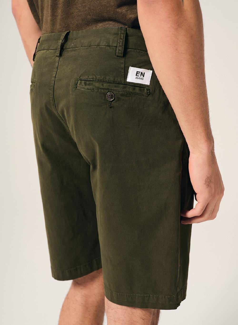 Etiqueta Negra Bermuda Gabardina Garment Dye