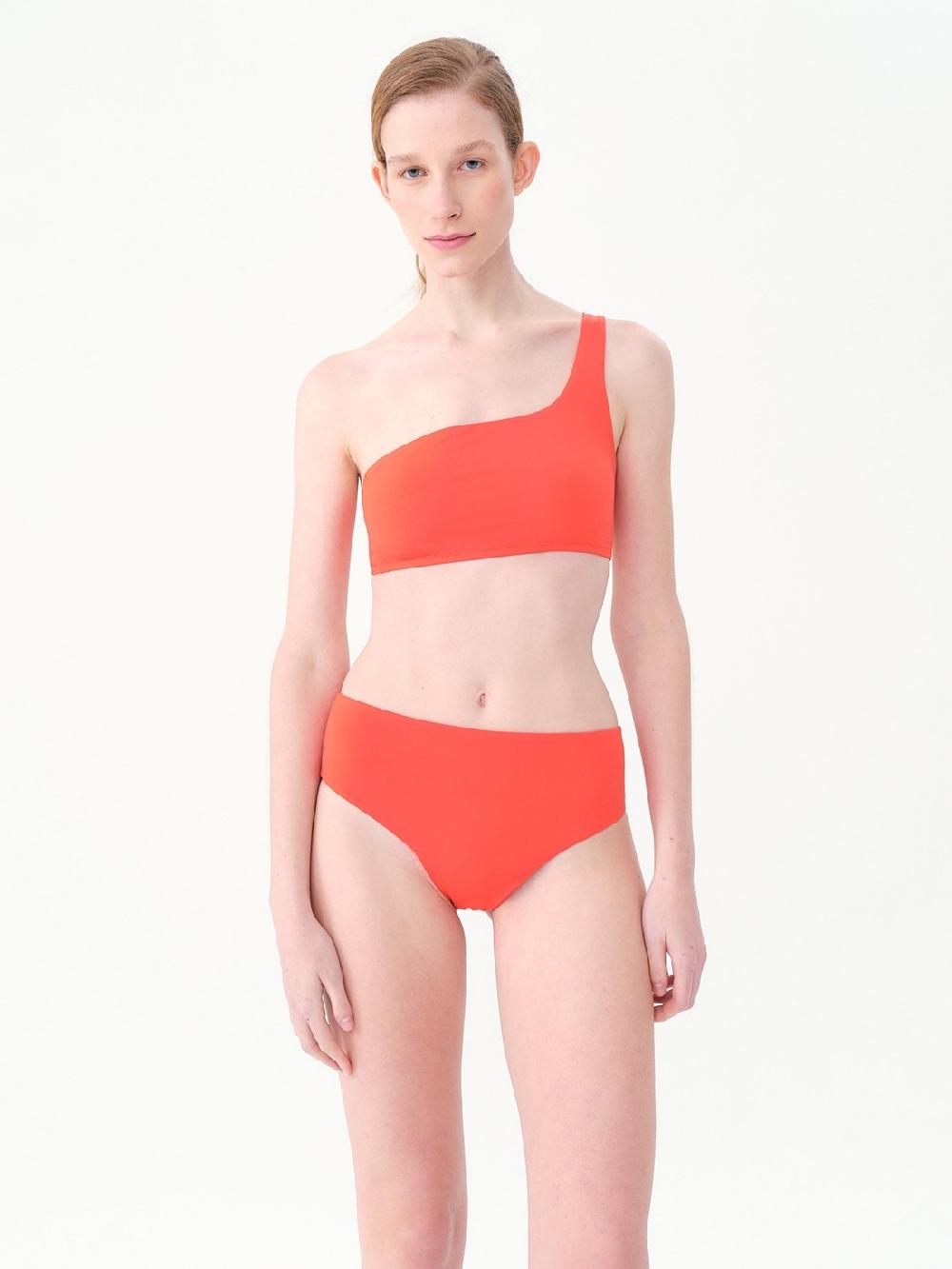 Etiqueta negra Bikini un hombro