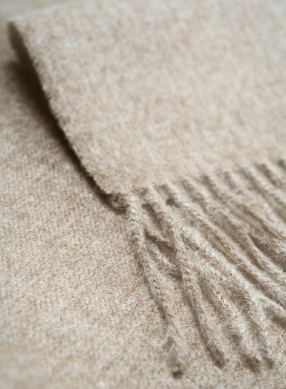 Etiqueta Negra Bufanda Alpaca