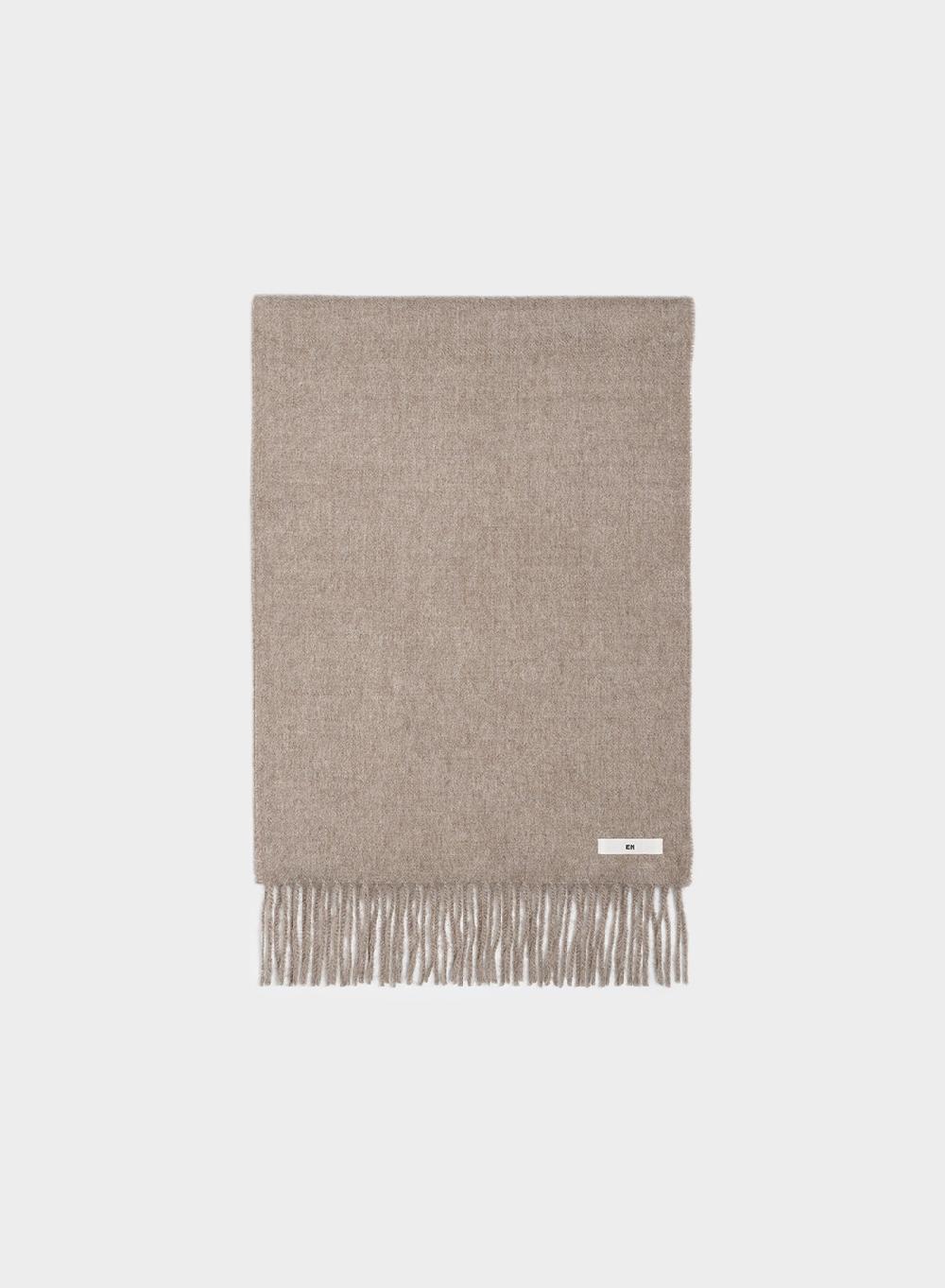 Etiqueta negra Bufanda alpaca