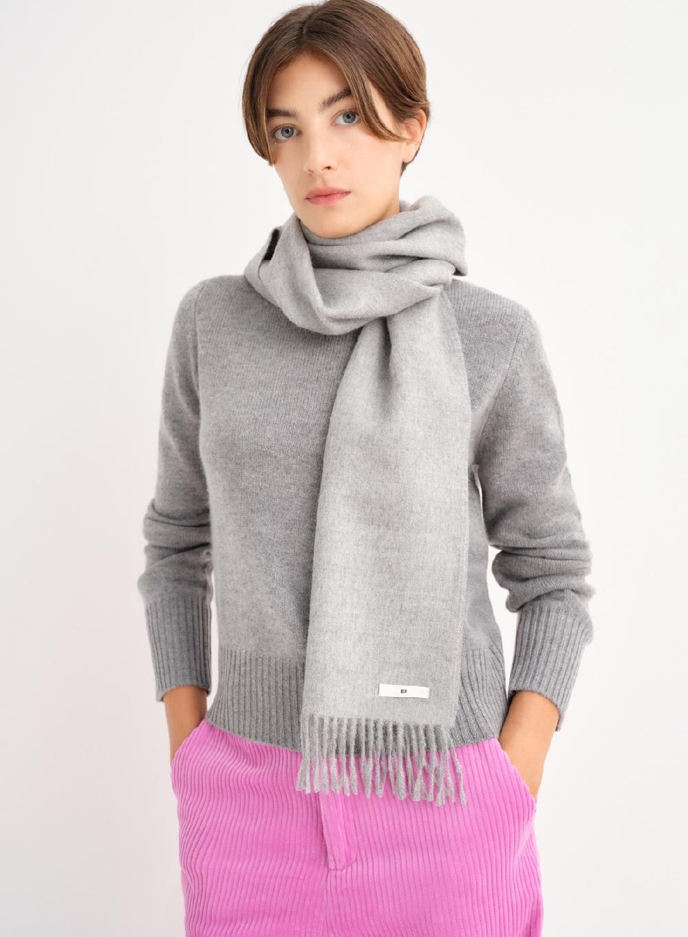 Etiqueta negra Bufanda alpaca