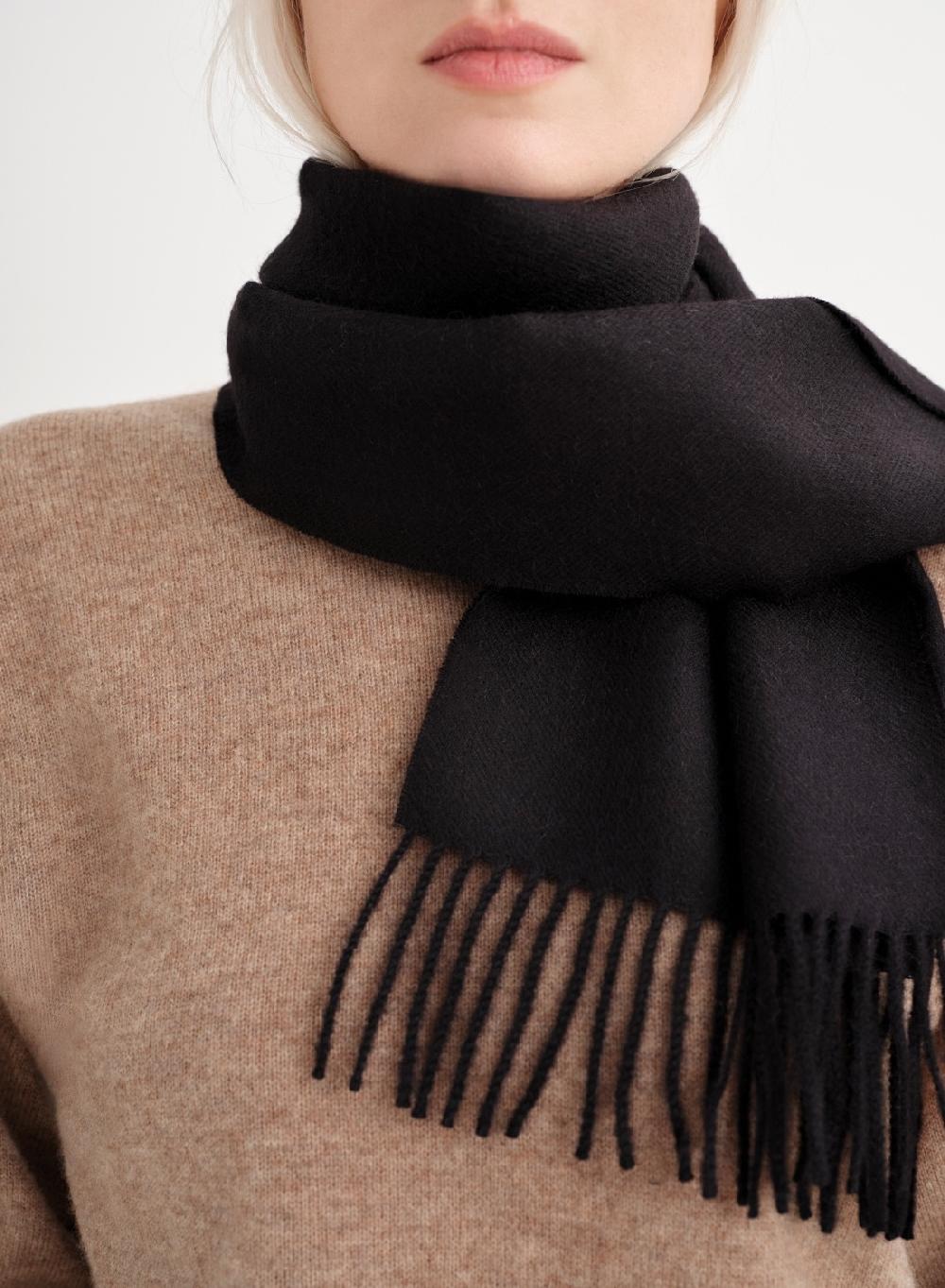 Etiqueta Negra Bufanda Alpaca