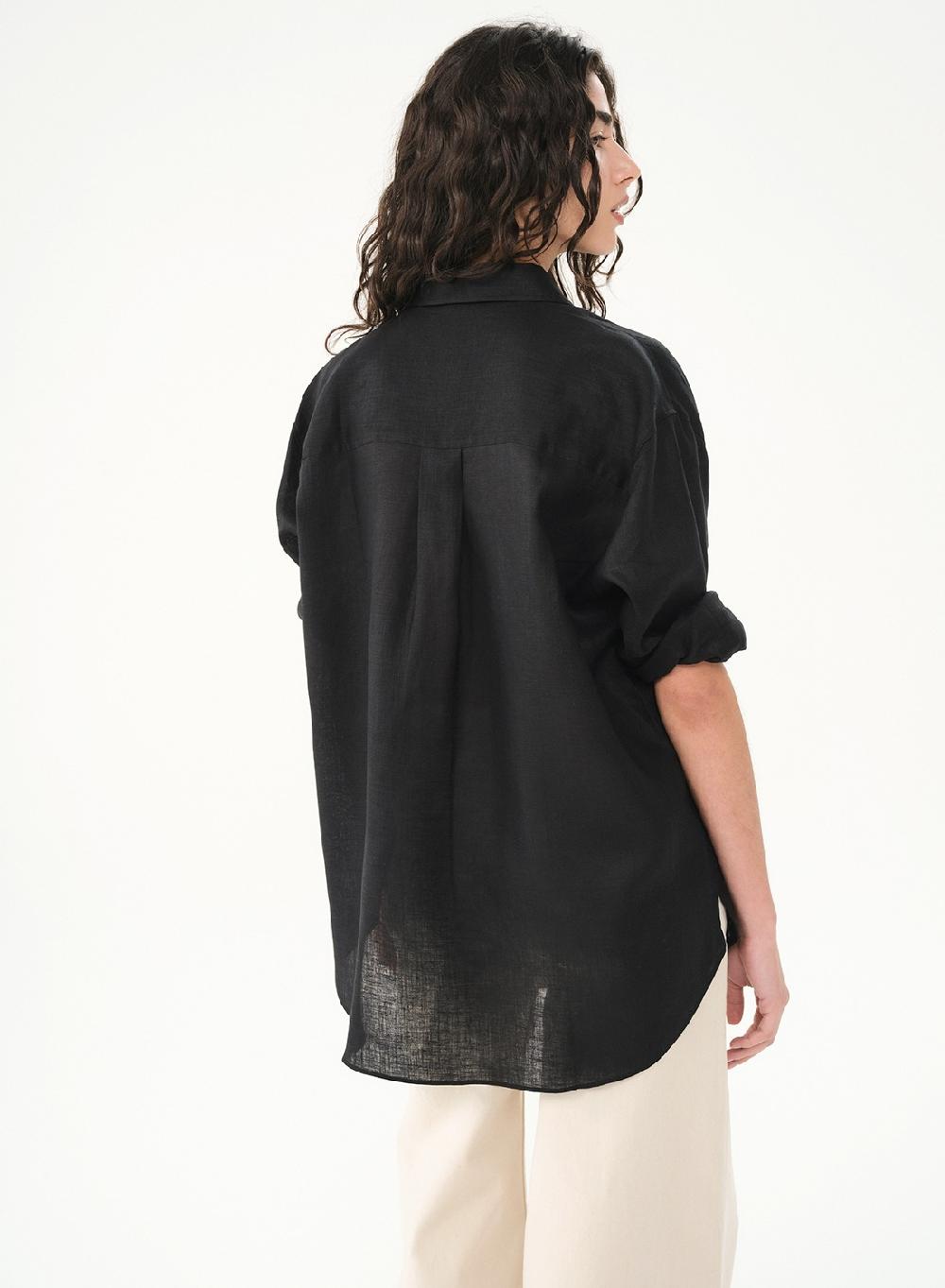 Etiqueta Negra CAMISA AMPLIA LINO