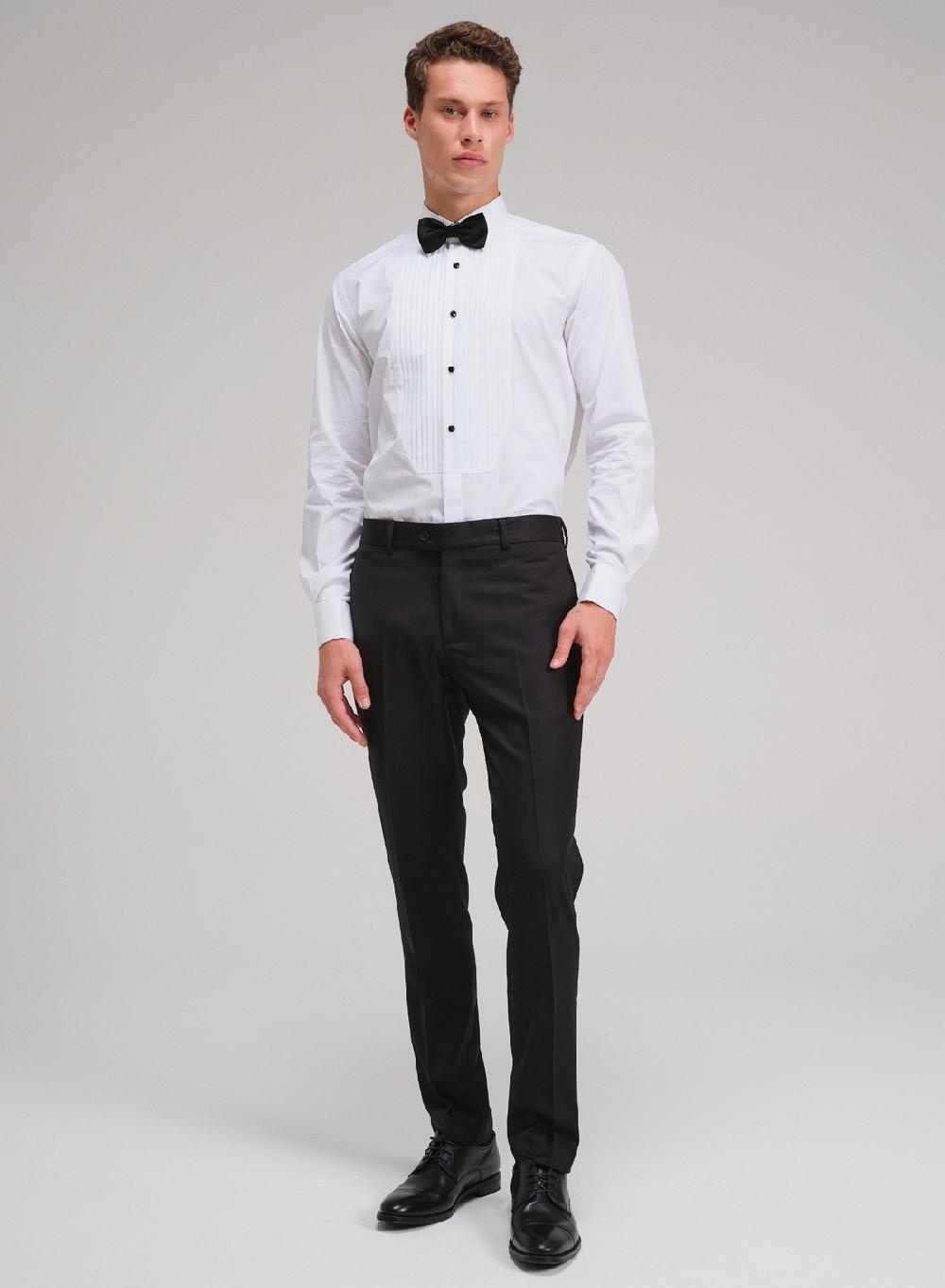 Etiqueta Negra Camisa Ceremomia Made In Italy