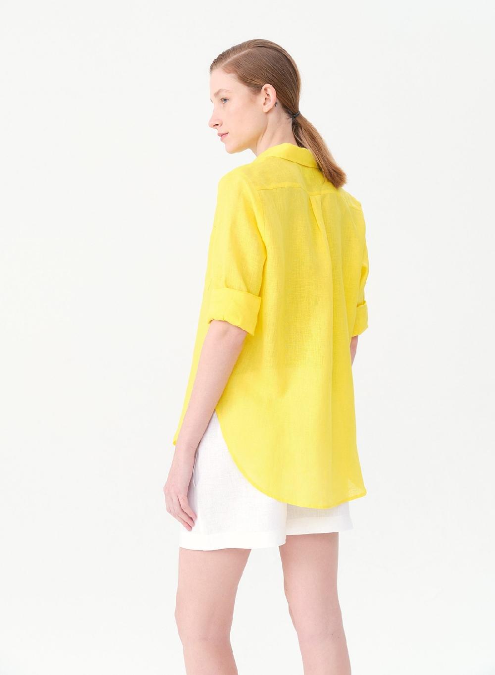 Etiqueta Negra Camisa Clasica Lino