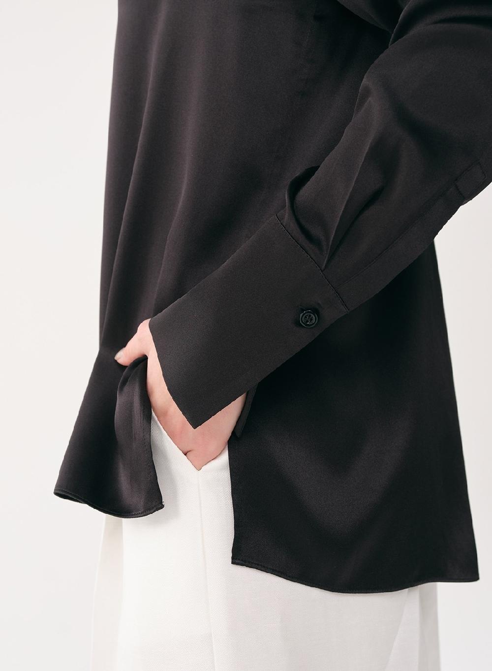 Etiqueta Negra Camisa Clásica Seda