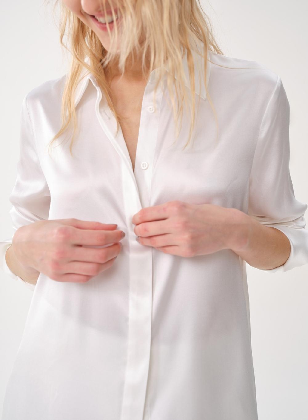 Etiqueta Negra Camisa Clásica Seda