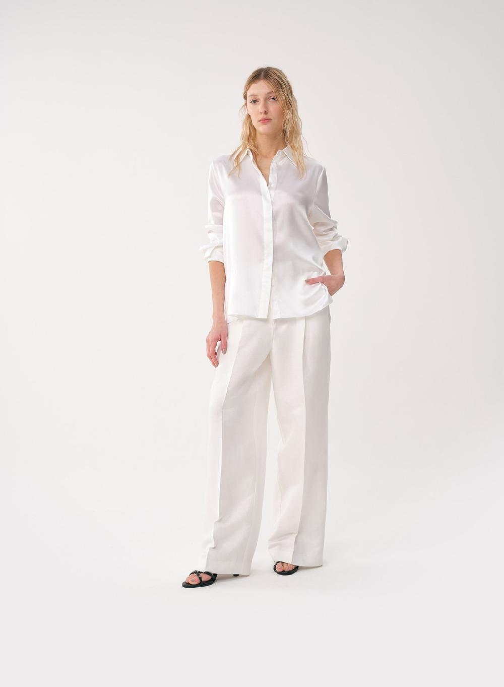 Etiqueta Negra Camisa Clásica Seda