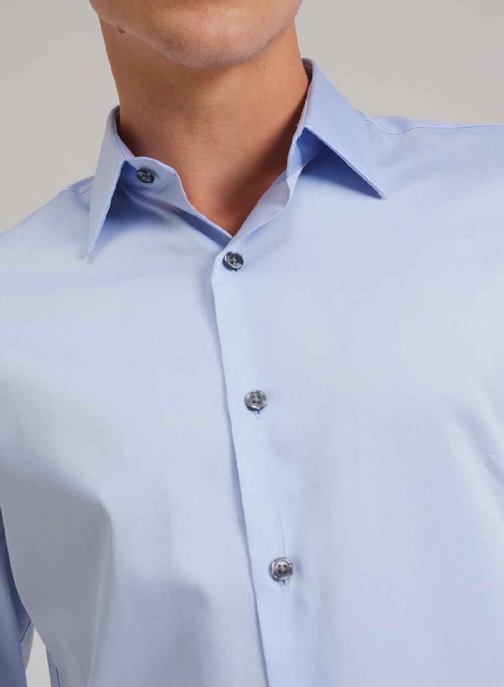 Etiqueta Negra Camisa Formal Basica