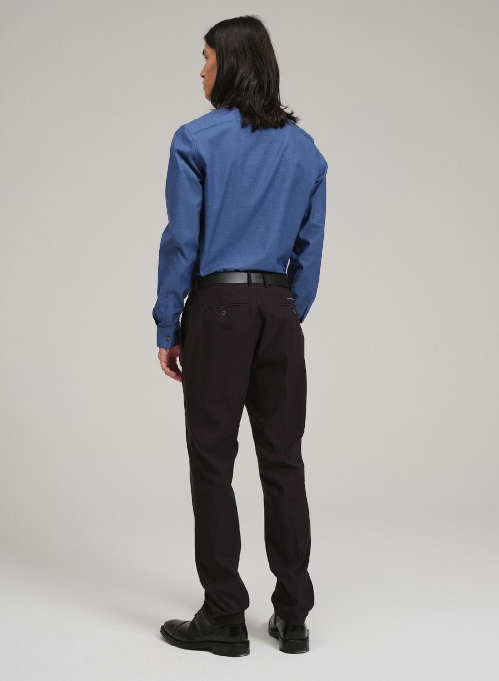 Etiqueta Negra Camisa Formal Slim Fit