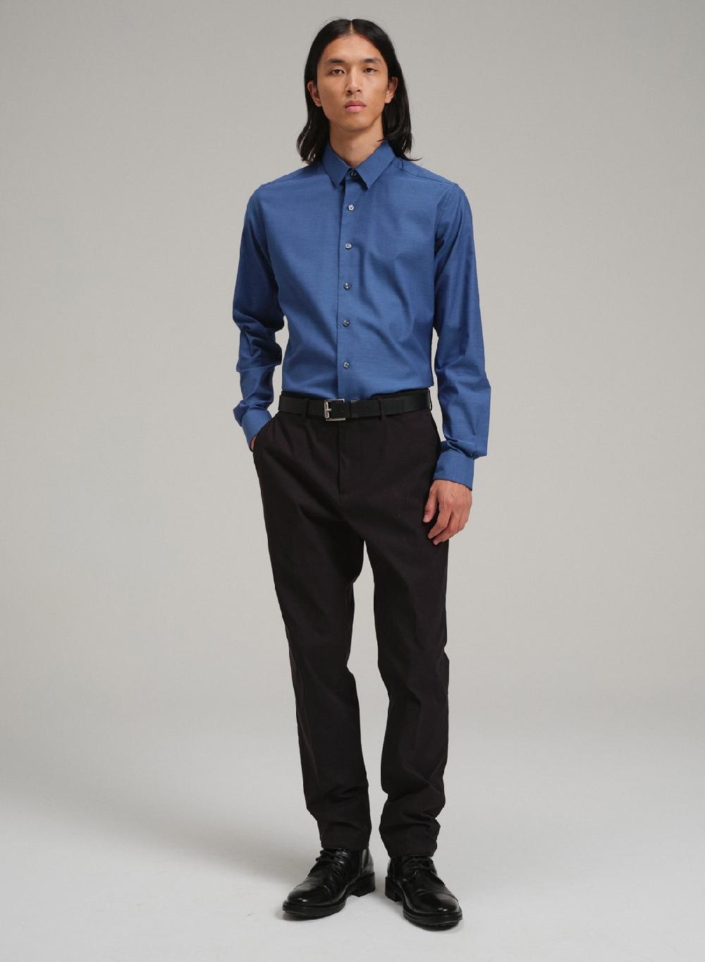 Etiqueta negra Camisa formal slim fit