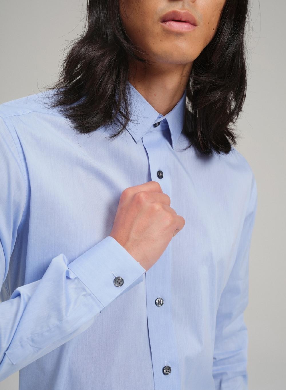 Etiqueta negra Camisa formal slim fit