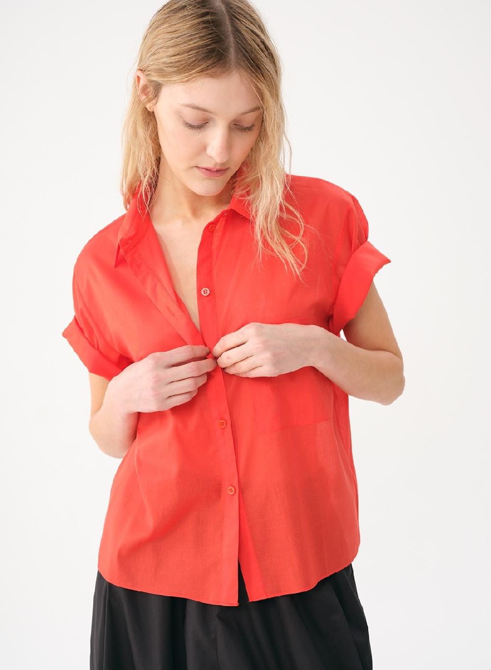 Etiqueta negra CAMISA MANGA CORTA VOILE