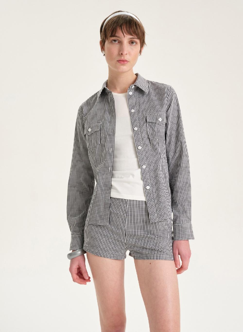 Etiqueta negra Camisa poplin