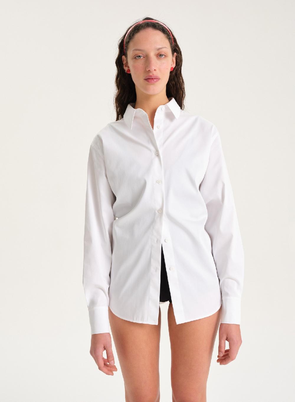 Etiqueta Negra Camisa Poplin Nudo