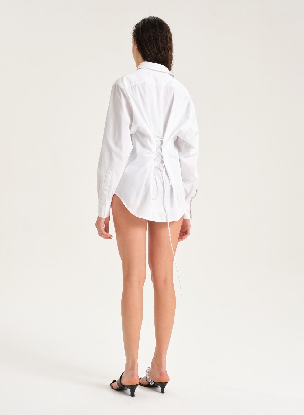 Etiqueta Negra Camisa Poplin Nudo