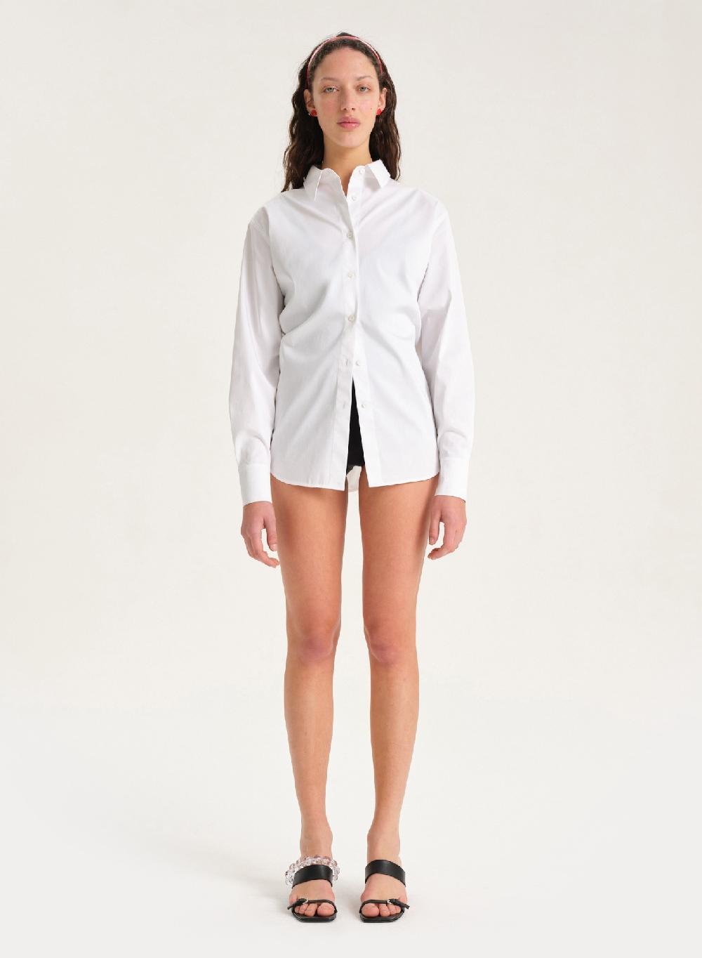 Etiqueta negra Camisa poplin nudo