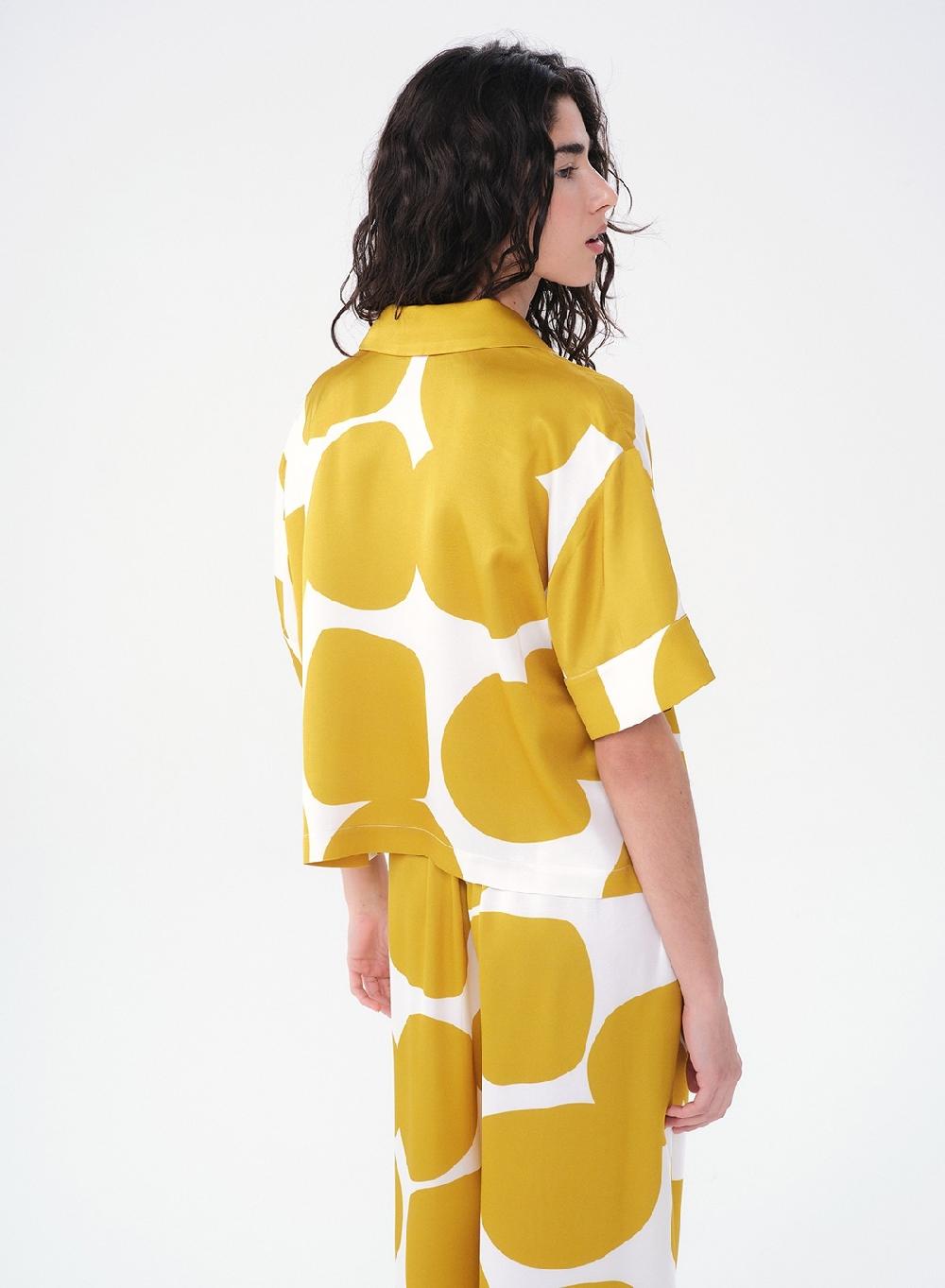 Etiqueta Negra CAMISA SATEN ESTAMPADO