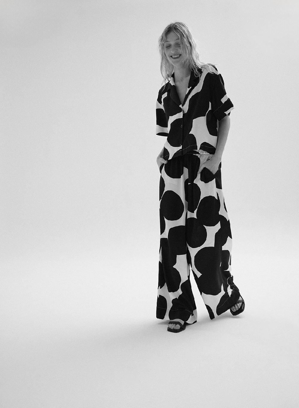 Etiqueta Negra CAMISA SATEN ESTAMPADO