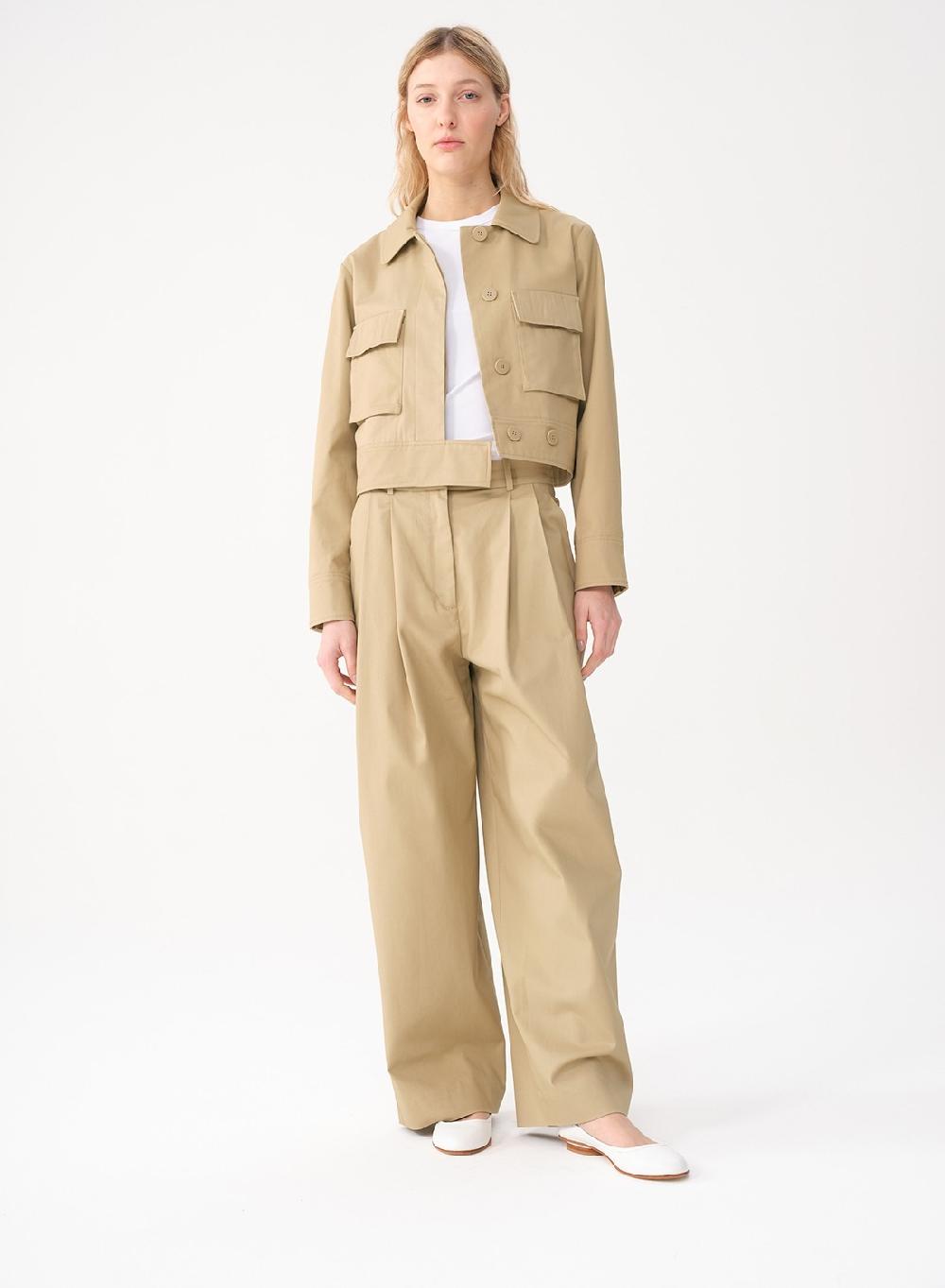 Etiqueta Negra CAMPERA BOLSILLOS GABARDINA