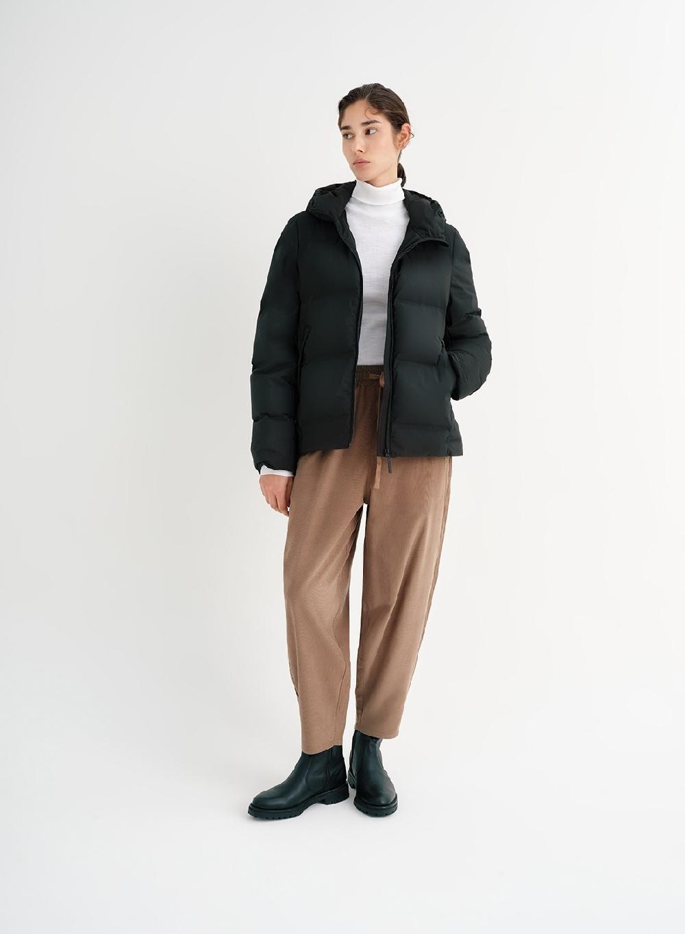 Etiqueta negra Campera corta pluma