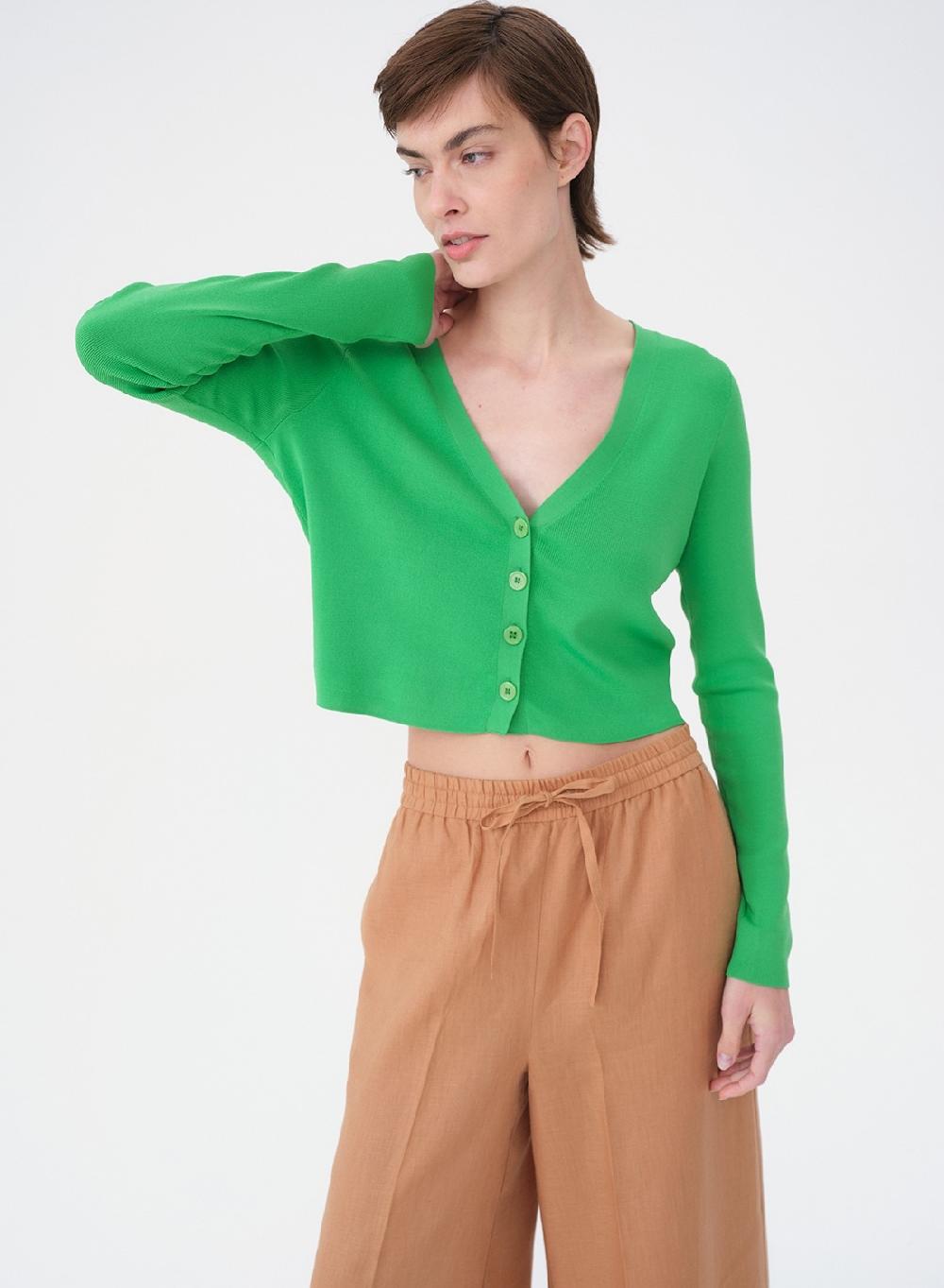 Etiqueta Negra Cardigan Tejido