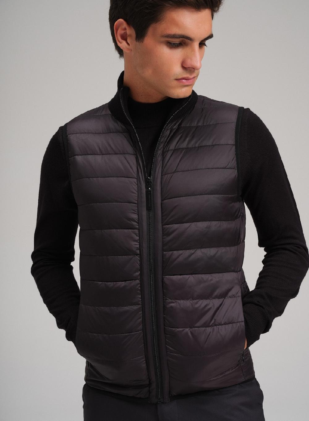 Etiqueta Negra Chaleco Reversible Merino