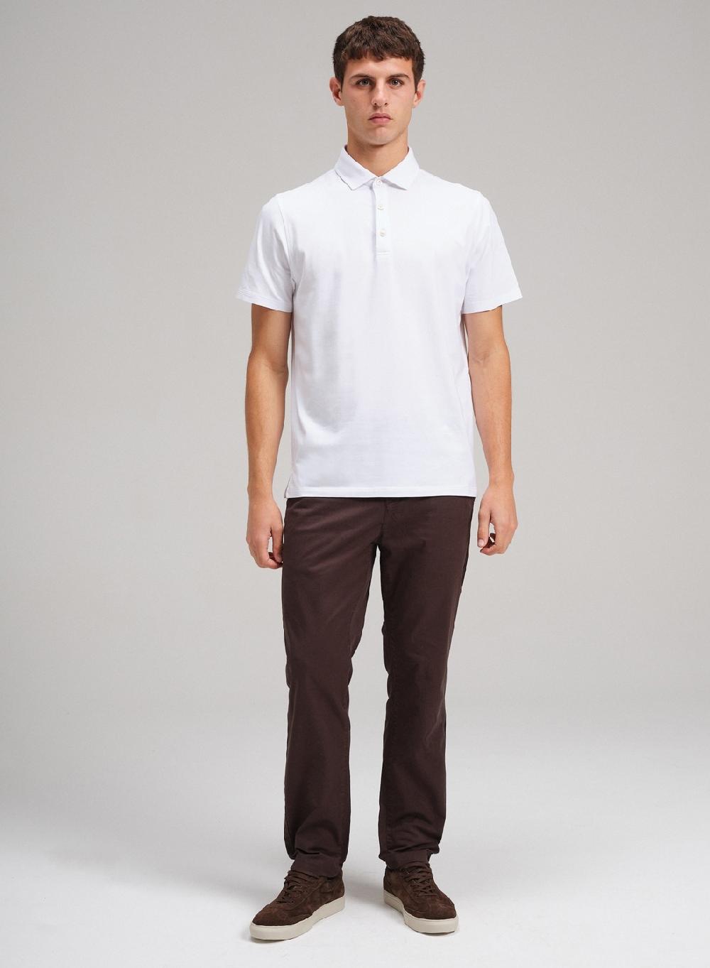 Etiqueta negra Chomba algodon spandex