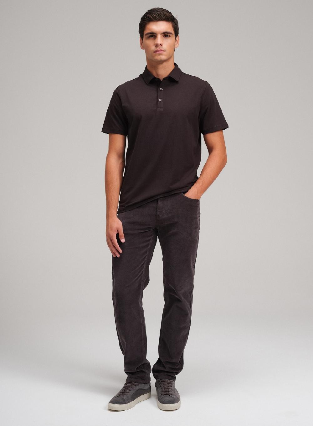 Etiqueta negra Chomba algodon spandex