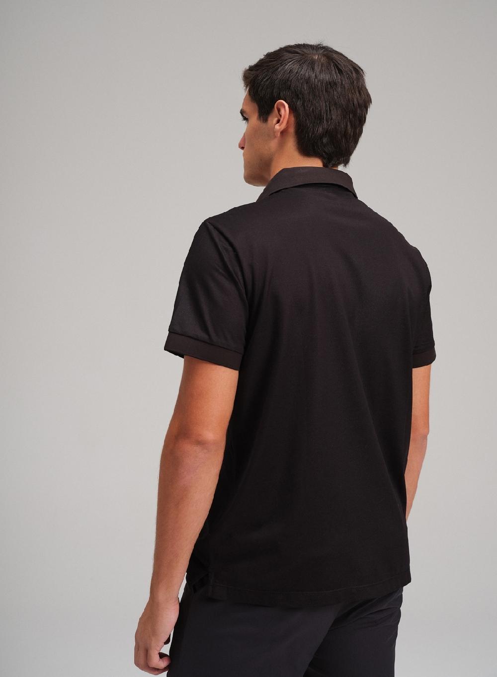 Etiqueta Negra Chomba Cartera Tapada Pique Tech