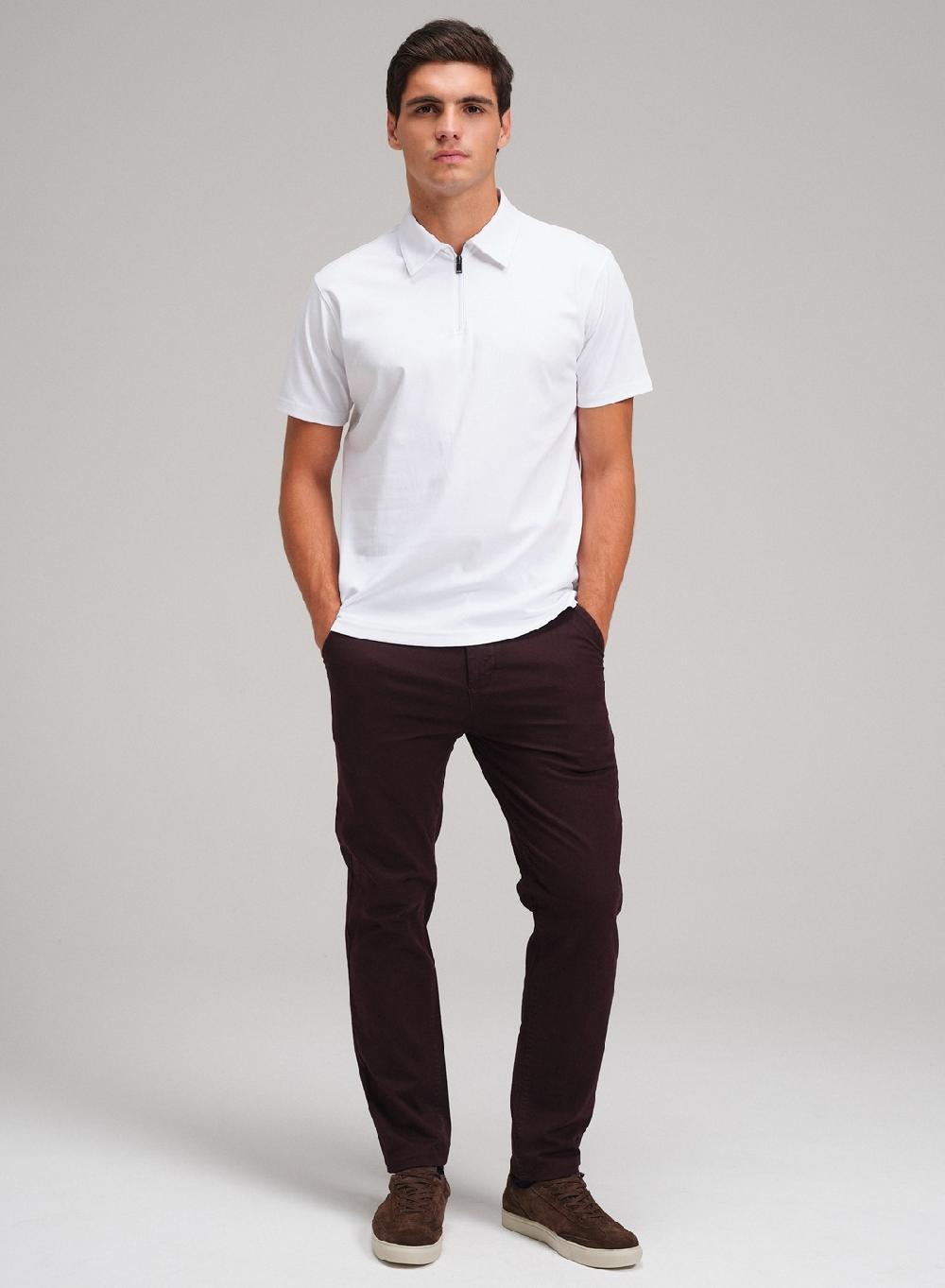 Etiqueta Negra Chomba Cierre Liquid Cotton