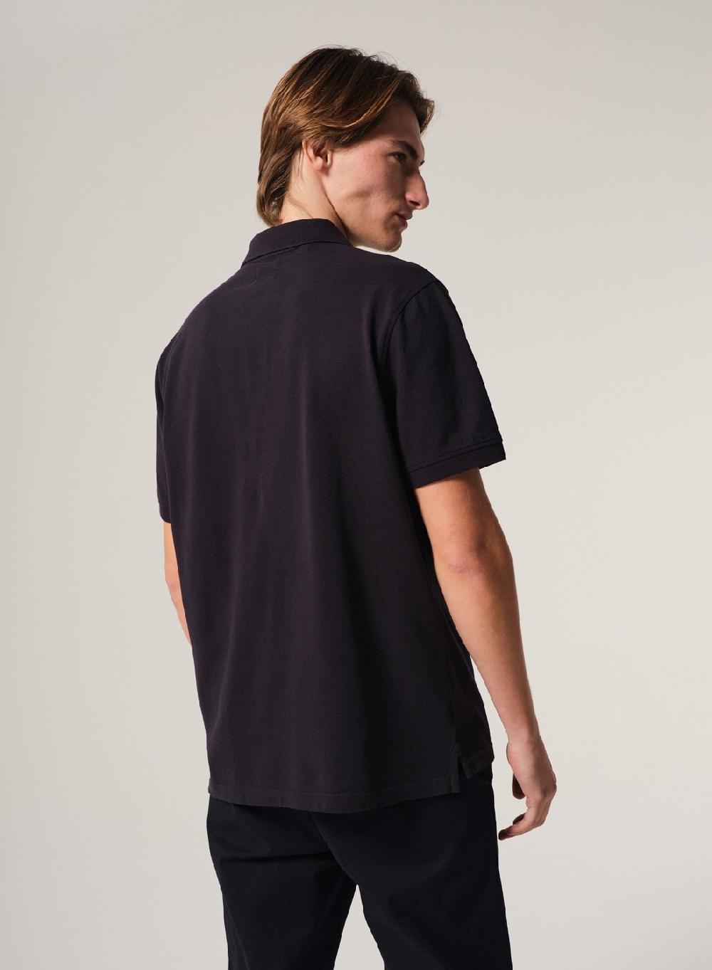 Etiqueta Negra Chomba Pique Garment Wash