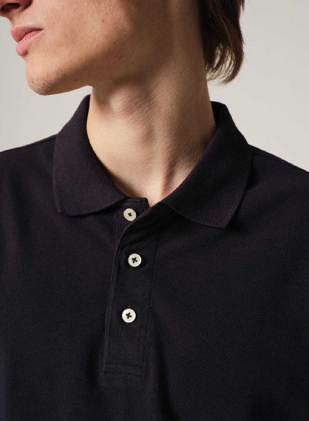 Etiqueta Negra Chomba Pique Garment Wash