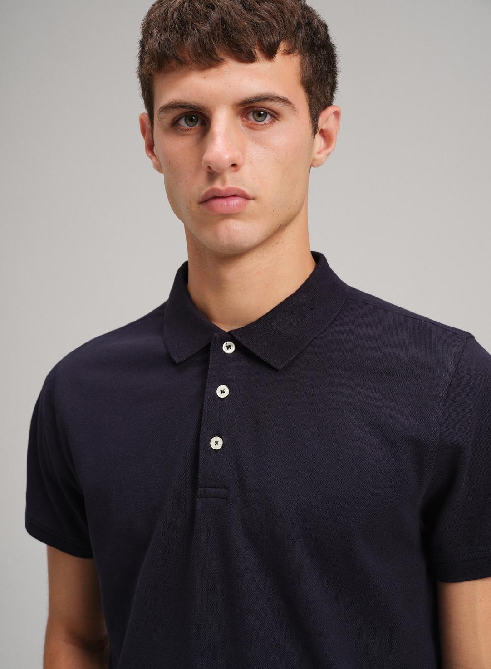 Etiqueta Negra Chomba Pique Garment Wash