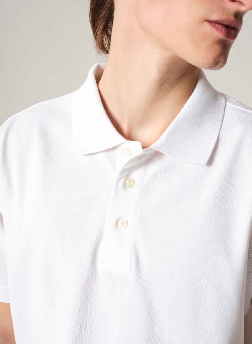 Etiqueta negra Chomba Pique Garment Wash