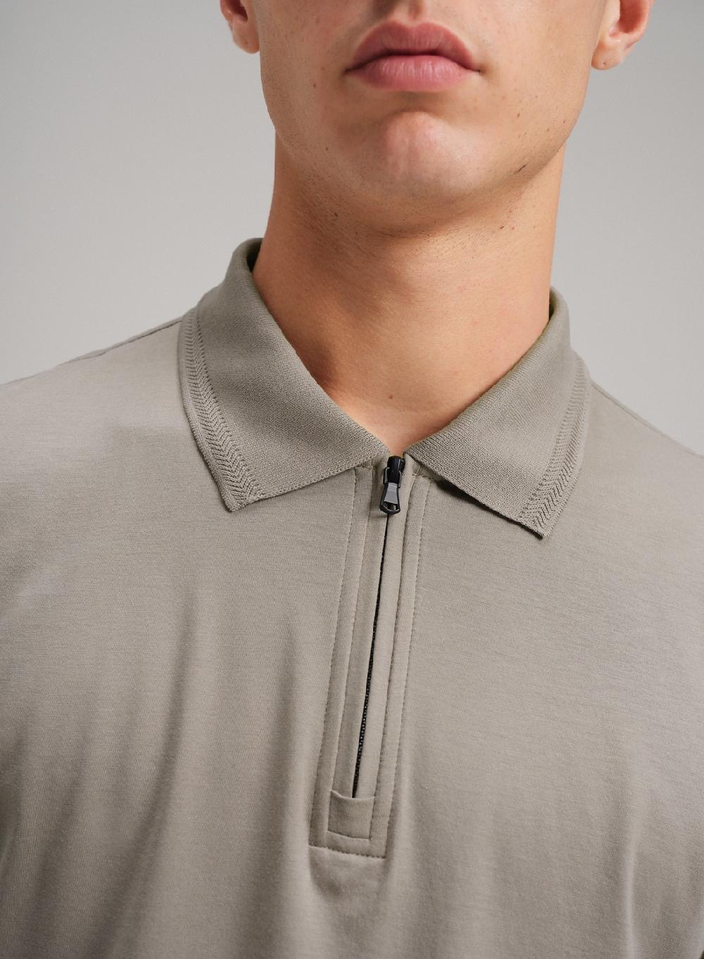 Etiqueta Negra Chomba Rib Cierre Luxury