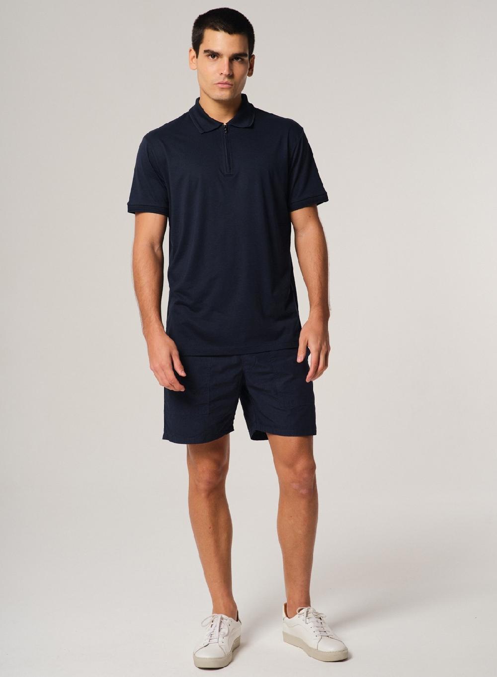 Etiqueta Negra Chomba Rib Cierre Luxury