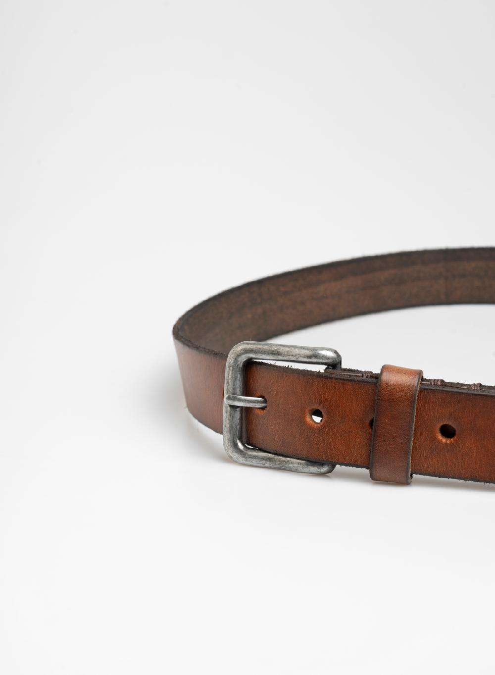 Etiqueta Negra Cinturon Vintage Hebilla Plata