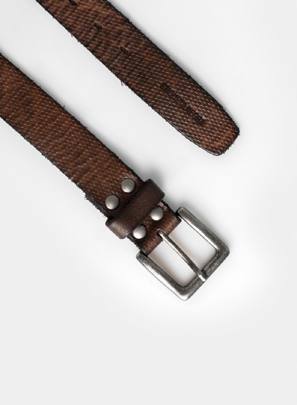 Etiqueta Negra CINTURON VINTAGE LONJA GRABADO