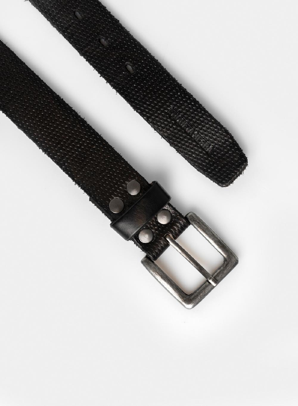 Etiqueta Negra CINTURON VINTAGE LONJA GRABADO