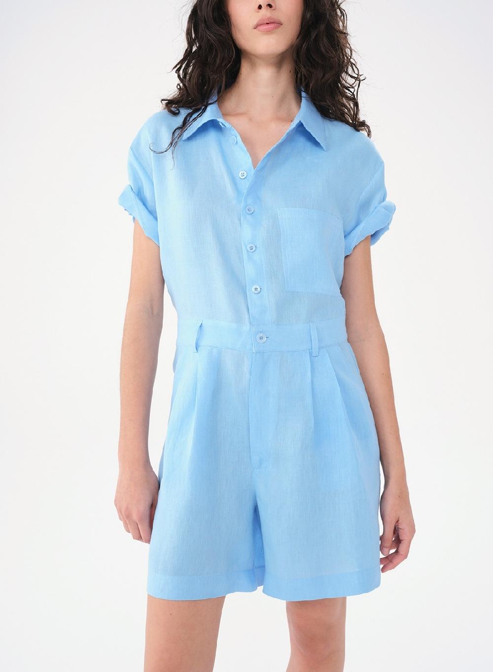 Etiqueta Negra ENTERO CORTO LINO