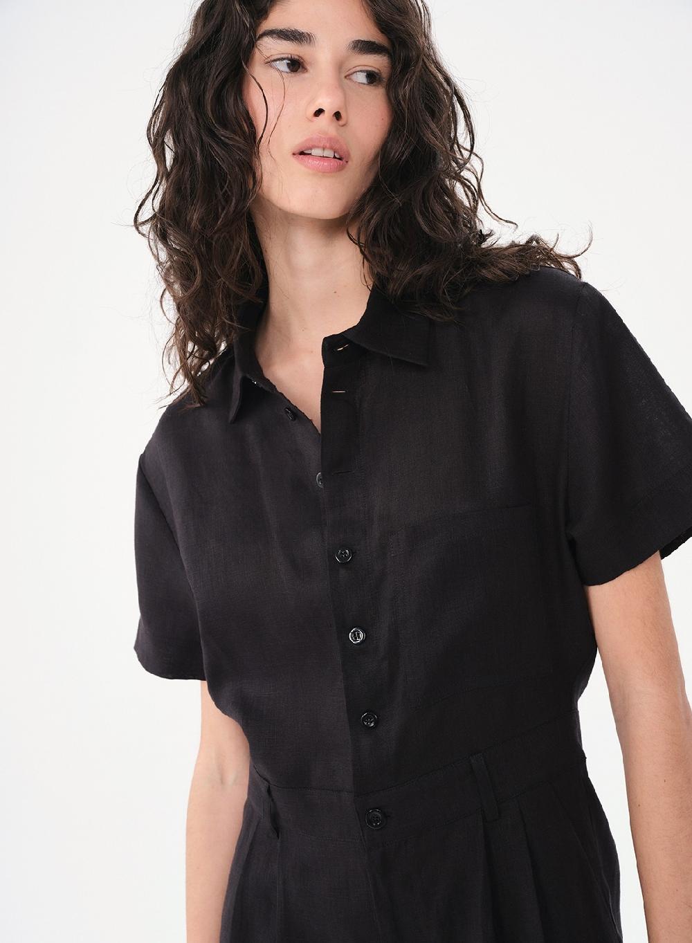 Etiqueta Negra ENTERO CORTO LINO