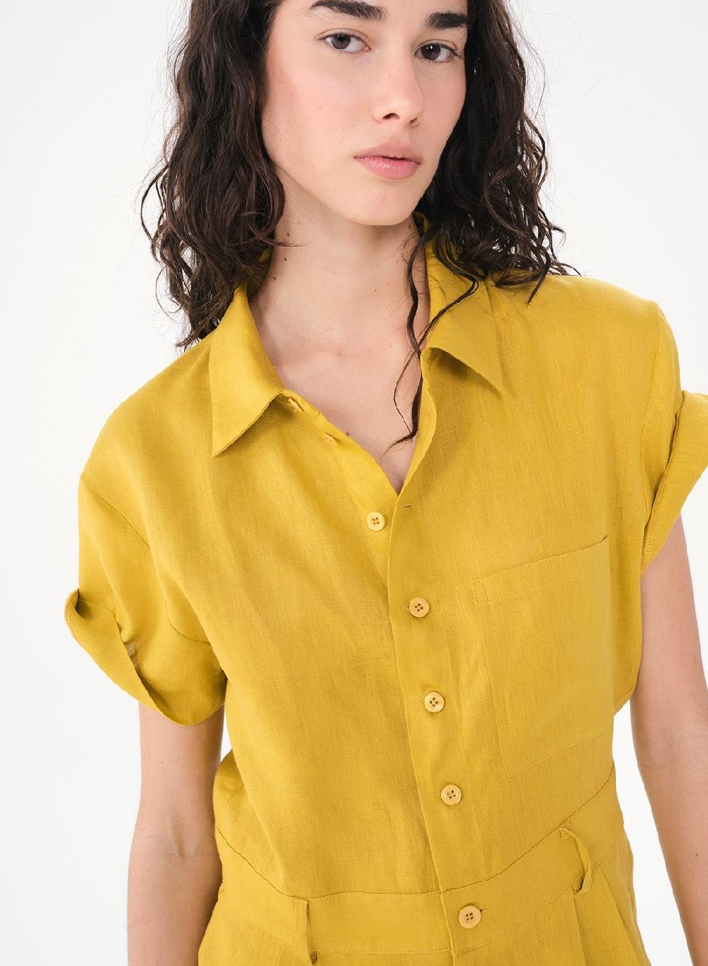 Etiqueta Negra ENTERO CORTO LINO