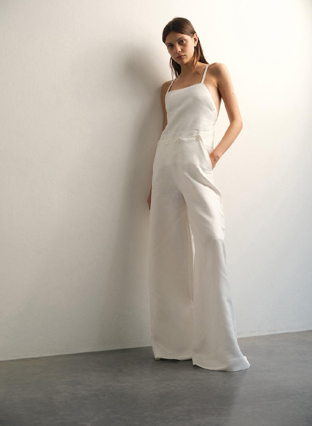 Etiqueta negra ENTERO LINO SATEN