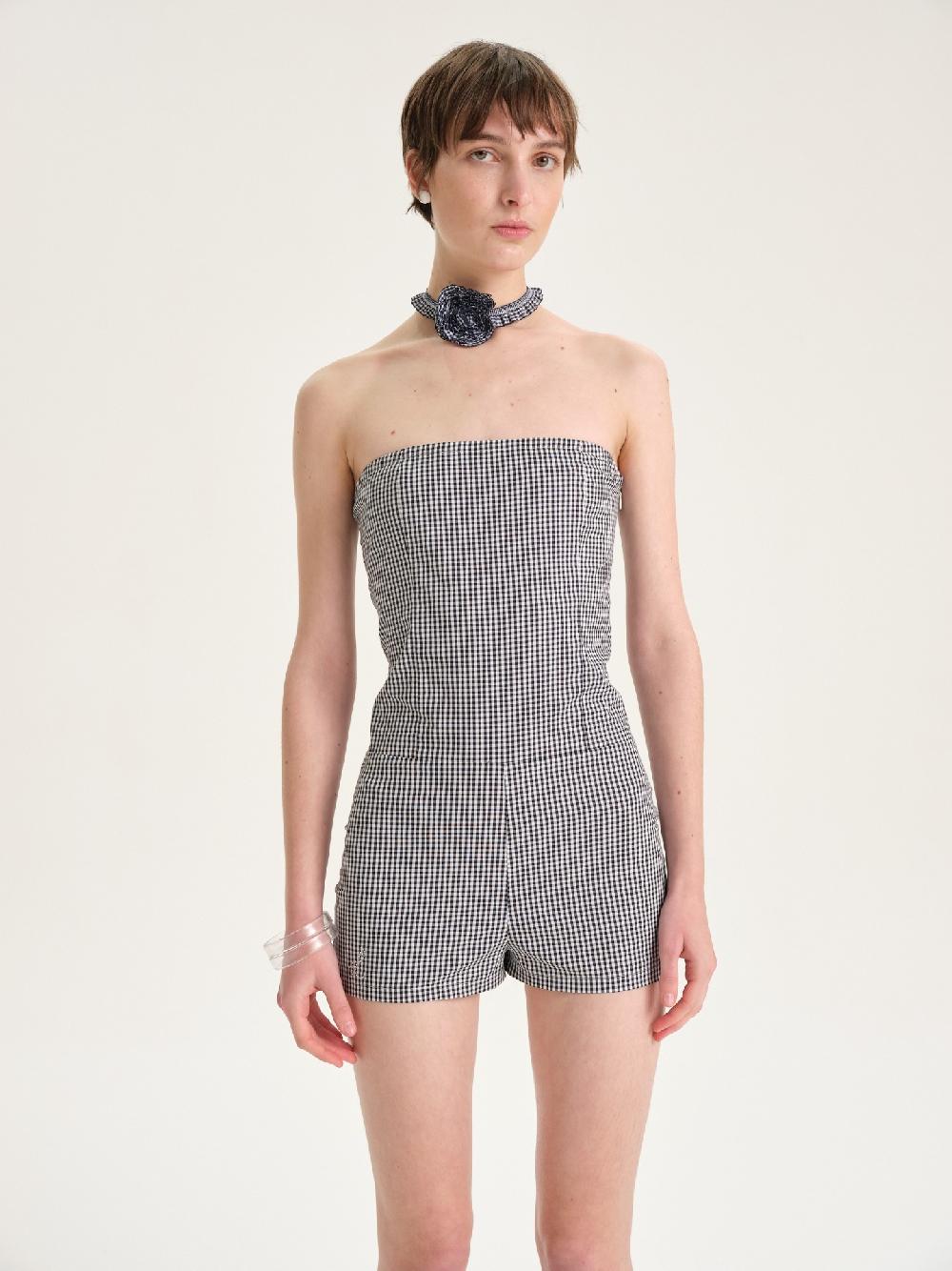 Etiqueta Negra Entero Strapless Poplin