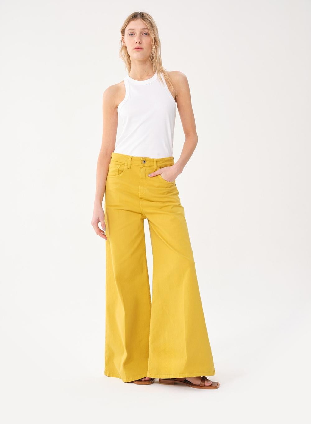 Etiqueta negra Jean ancho color