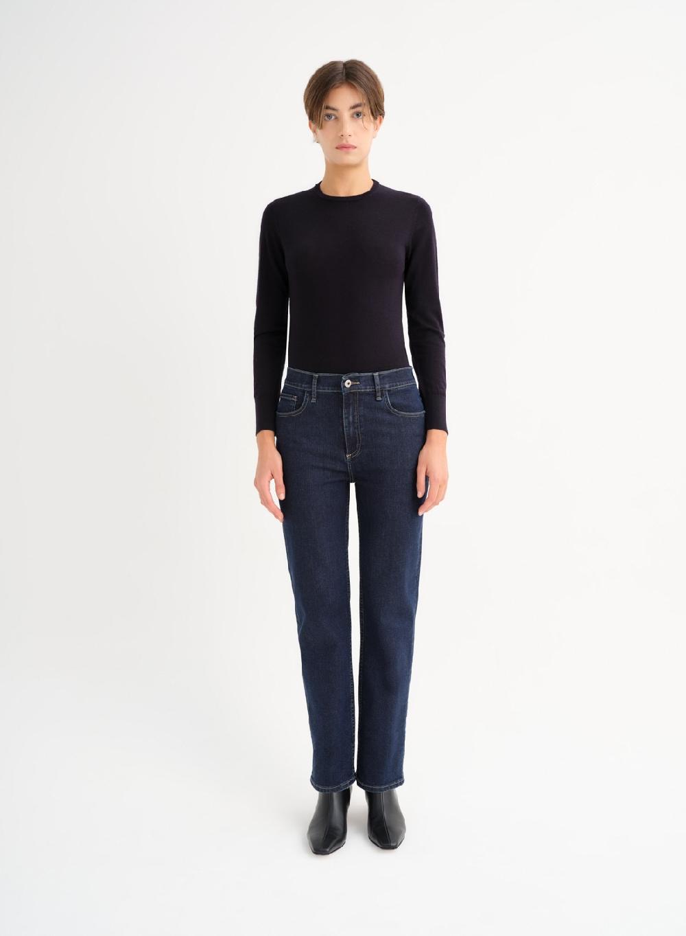 Etiqueta negra Jean recto