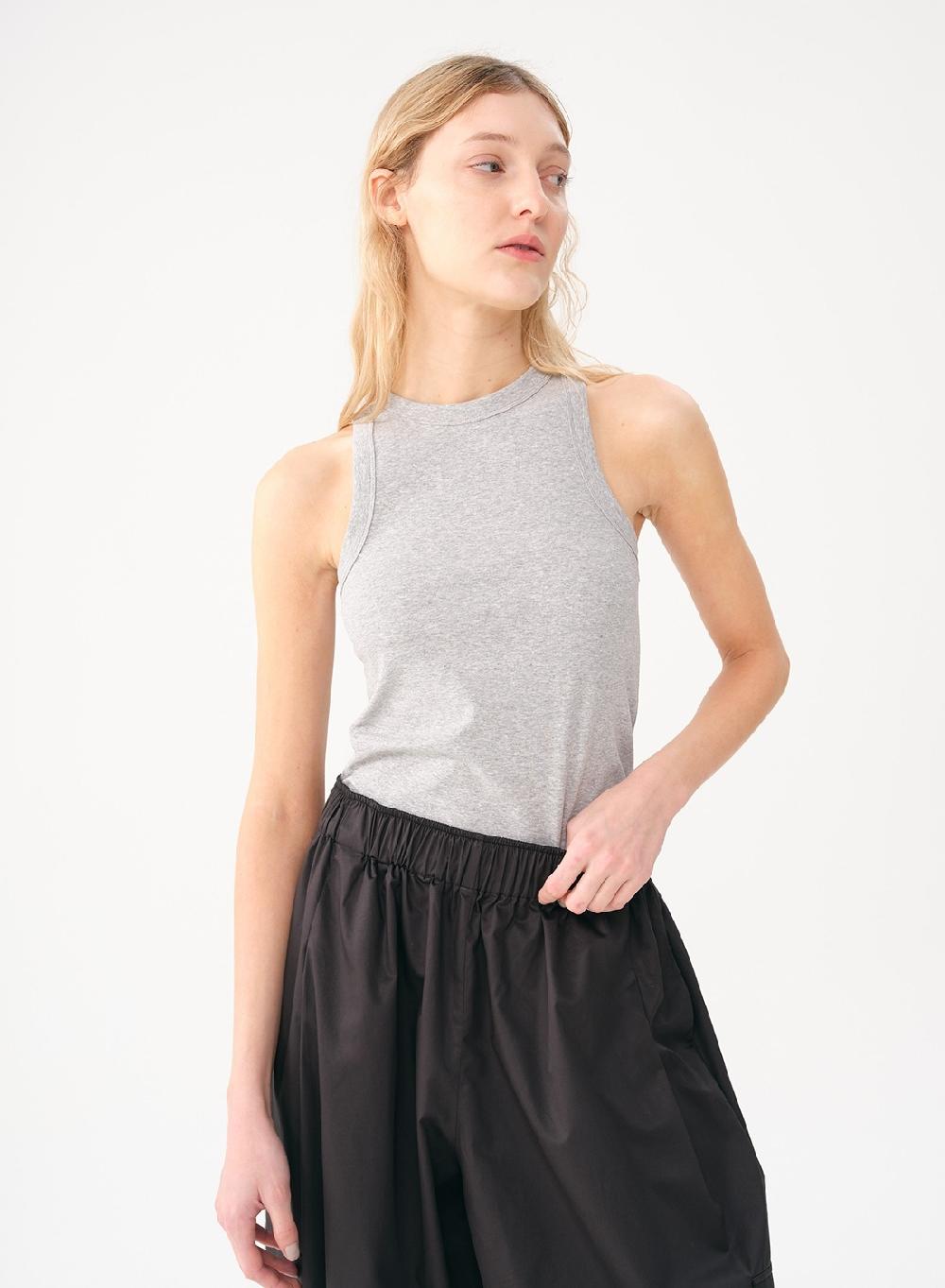 Etiqueta negra MUSCULOSA AMERICANA RIB